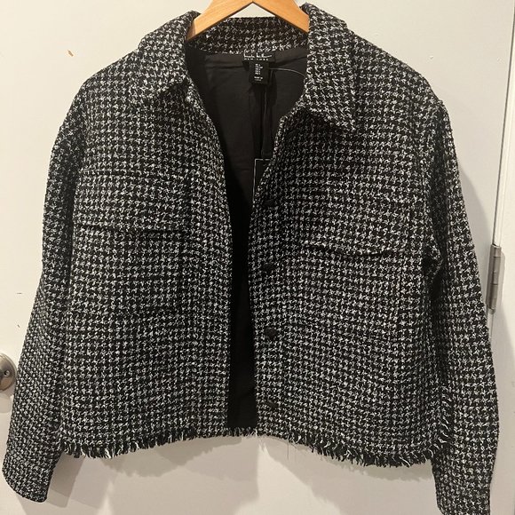 ** Nicole Miller B/W Tweed Blazer ** - Picture 1 of 4